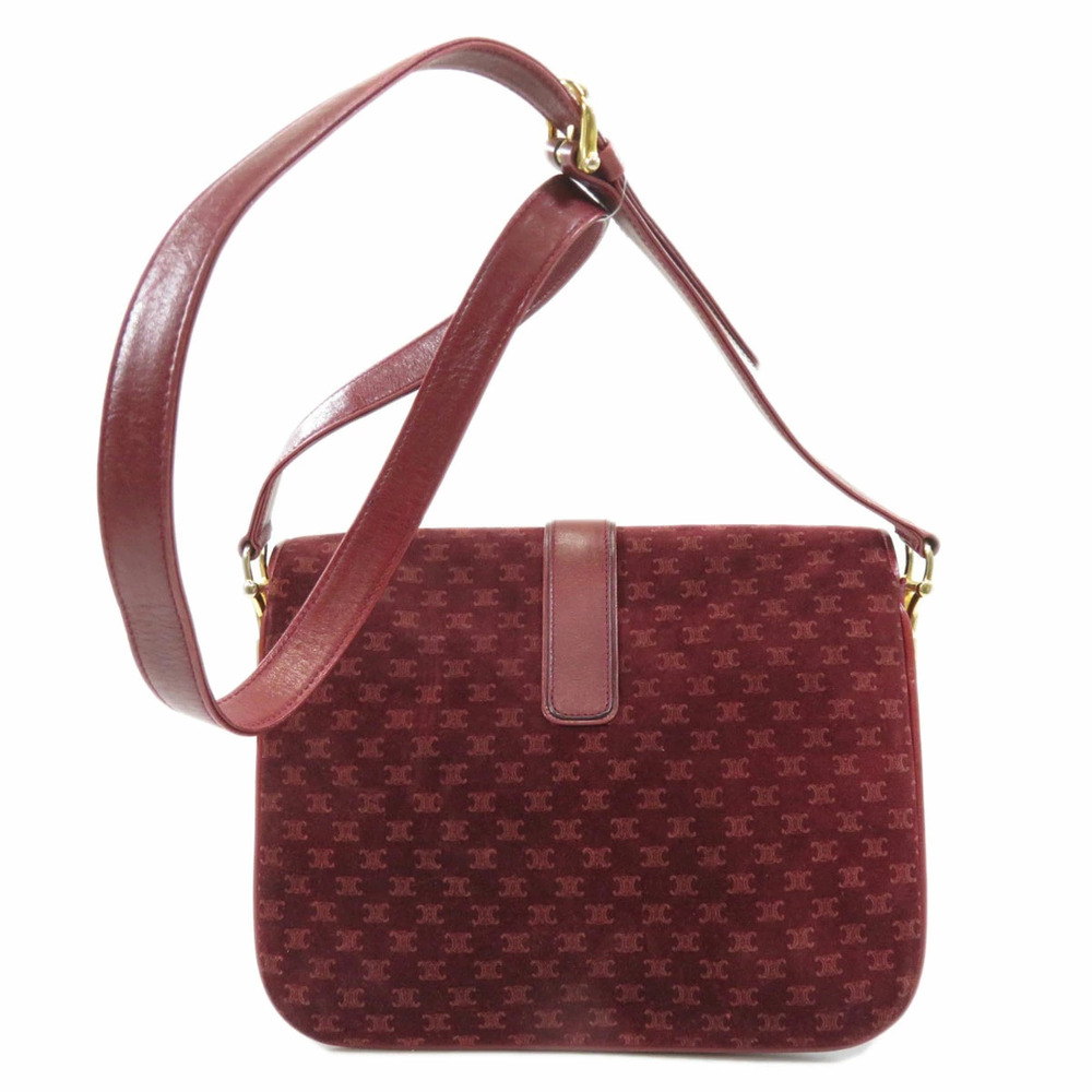 Celine Macadam shoulder bag suede leather - Picture 2 of 11